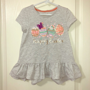 🐣Girls Happy Easter‎ tee shirt size 5🐥